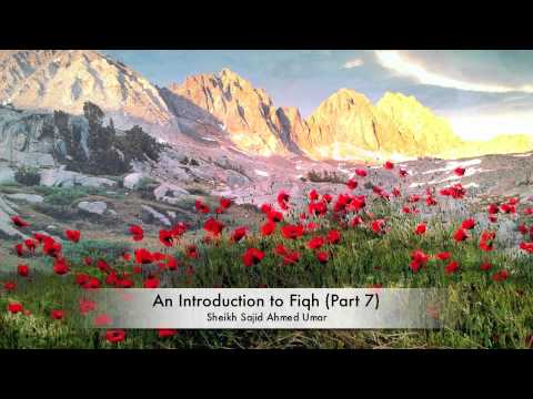 Introduction to Fiqh (Part 7) - Sheikh Sajid Ahmed Umar