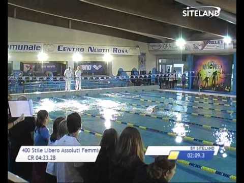Serie 4 dei 400 Stile Libero  Assoluti Femmine Agonisti - Meeting di Halloween 2013 9 Trofeo citta'