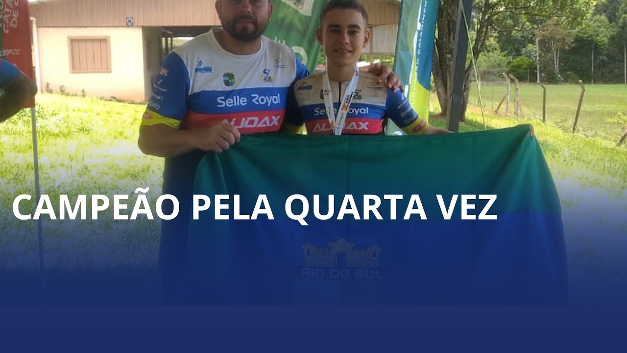 Ciclismo masculino de Rio do Sul conquista título do JASC