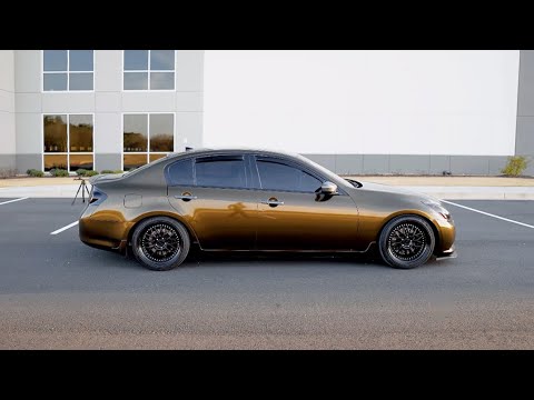 G37x sedan walkaround + ISR exhaust test | @vq.justin