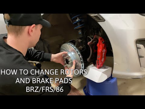 Changing Front Rotors and Brake Pads on BRZ/FRS/86 (Brembo Performance Package)