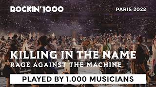 Killing In The Name - Rage Against The Machine, played by 1000 musicians | Rockin&#39;1000