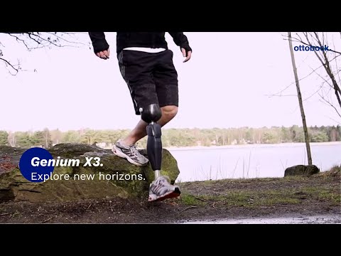 Genium X3 - Explore New Horizons The video demonstrates in impressive fashion the superior benefits the Genium X3 lower limb prosthesis system offers to its users. It shows the most important functions of the leg prosthesis and nearly all the possibilities the Genium X3 offers to well-trained prosthesis wearers.

Whether it's jogging in the woods, running on uneven terrain, climbing stairs step-over-step, overcoming obstacles, swimming, bathing or simply taking a shower -- the Genium X3 lower limb prosthesis system makes it possible.

Have we sparked your interest in the Genium X3? If you'd like to test it yourself, please contact the Ottobock sales company active in your country. Contact information can be found at:  
http://www.ottobock-group.com/en/company/locations/