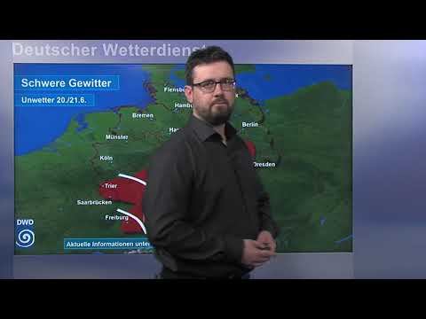 20.06.2021 Hitze- und Unwetterinformation - Deutscher Wetterdienst (DWD)