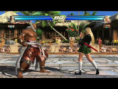 L7 39_4 Jimpachi y King (EL_DOMINADOR8) vs ( Uchiha x24 ) Lili y Alisa - Tekken Tag 2 Online PS3