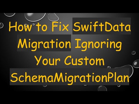 How to Fix SwiftData Migration Ignoring Your Custom SchemaMigrationPlan