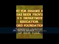 Sesame Street Funding 1992 Trial 0