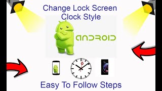 How To Change Lock Screen Clock Style