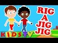 Rig A Jig Jig Nursery Rhyme For Kids And Children Kids Tv Nursery Rhymes For Toddlers