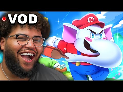 DRUNK SUPER MARIO BROS WONDER WAS A MISTAKE! (Grizzy VOD)