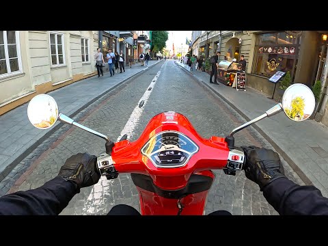 The Cutest Moto Scooter - 2025 Vespa Primavera 125cc | POV Test Ride | RAW pro sound