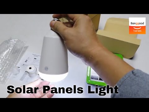 Outdoor Solar Panels Light丨IPRee® Solar Work Lamp - Banggood Tool Sets