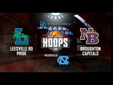 High School Hoops: Leesville at Broughton (Men's) (1/16/2026)