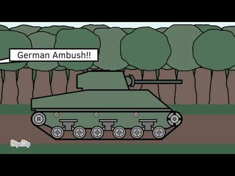 WW2 Hetzer Ambush (16fps) (Flipaclip)