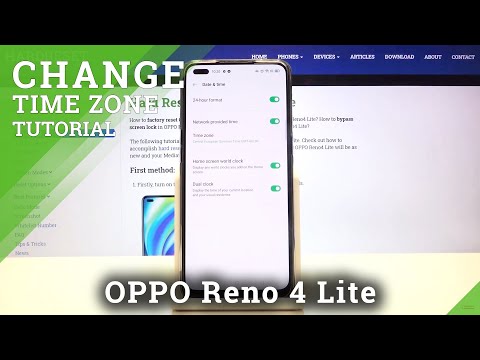 How to Change Date & Time in OPPO Reno 4 Lite – Find Time Zone & Clock Format Options