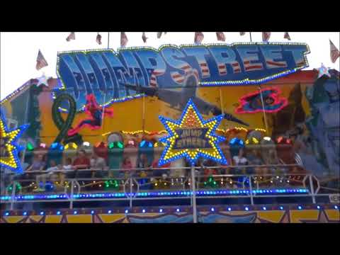 Karussell Jump Street auf der Kirmes in Rhede - Kirmesfahrgeschäft auf Rummelplatz