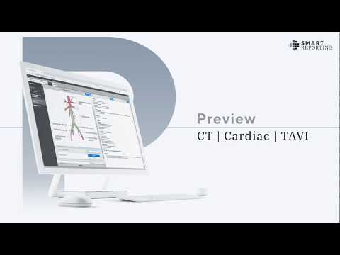 CT Cardiac TAVI structured reporting template