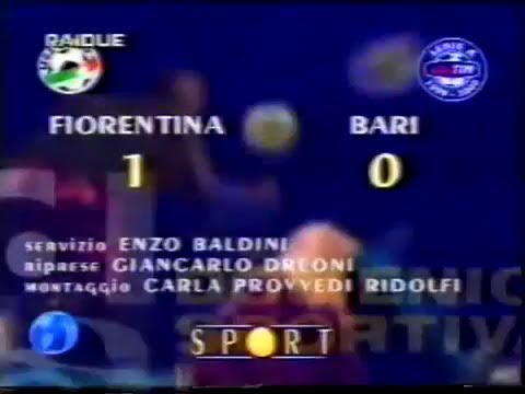 1999-00 (1a - 29-08-1999) Fiorentina-Bari 1-0 [Chiesa] Servizio D.S.Rai2