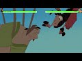 Kuzco Vs Pacha With Healthbars