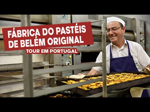 CONHECENDO POR DENTRO DA FÁBRICA ORIGINAL DOS PASTÉIS DE BELÉM EM PORTUGAL #pstéisdebelém