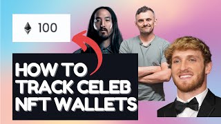 How to TRACK Celebrity NFT Wallets 🏆