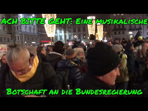 ACH BITTE GEHT: Eine musikalische Botschaft an die Regierung bei der NEUJAHRSDEMO LINZ am 1.1.2021