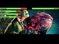 Teenage Mutant Ninja Turtles Out Of The Shadows 2016 Final Battle With Healthbars