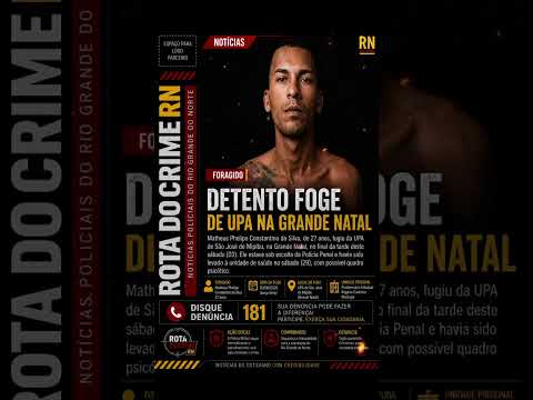 Detento foge de UPA na Grande Natal enquanto estava sob escolta
