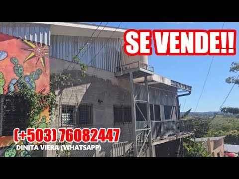 CASA PARA NEGOCIO  EN SANTA ISABEL ISHUATÁN SONSONATE CON DOS APARTAMENTOS