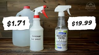 DIY Peppermint Bug Repellent Spray - Homemade Essential Oil Insect Control