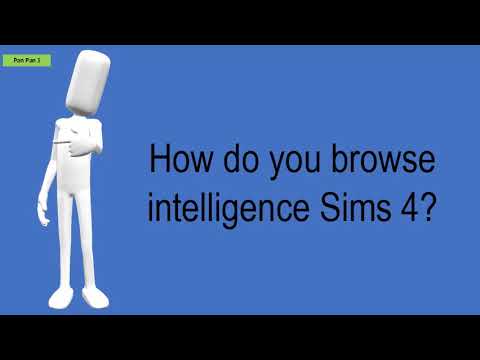 1st YouTube video about how to browse intelligence sims 4