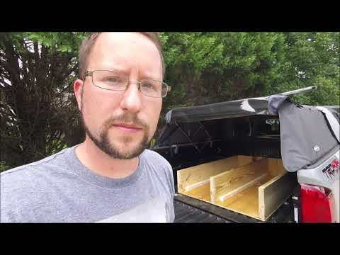 How to build Tacoma truck bed drawers for camping and overlanding.