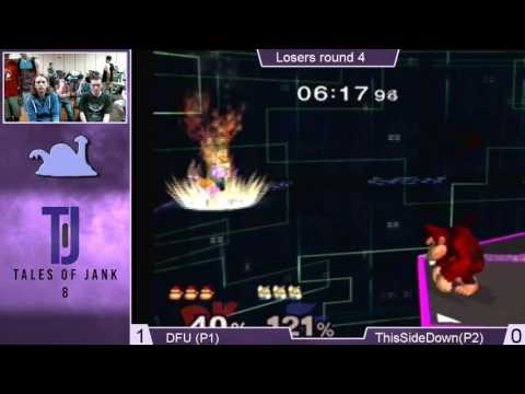 ToJ8 Melee Top 32 LR4 - DFU (Sheik, Donkey Kong) vs Thissidedown (fox)