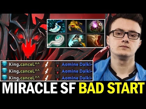 MIRACLE Shadow Fiend Disaster Bad Start vs Master Tier Morphling Dota 2