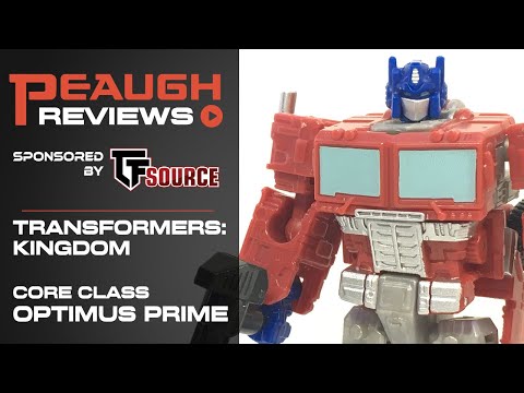 Video Review: Transformers Kingdom - Core Class OPTIMUS PRIME