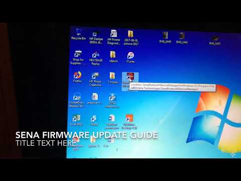 SENA updating firmware
