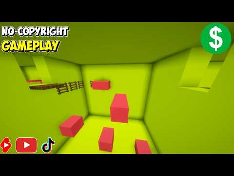 Green-Red Minecraft Parkour Gameplay No-Copyright 4K/60FPS