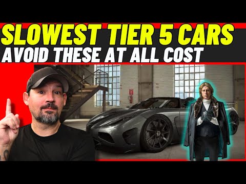 CSR2 Racing Slowest T5 Cars | Avoid These Tier 5 Cars | CSR2 Racing