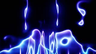 Blue Teal Flames - Abstract Background Video 4K – Trippy Flowing Loooping Visuals - No Sound