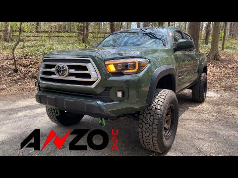 3rd Gen Toyota Tacoma Aftermarket Headlight Install Anzo USA