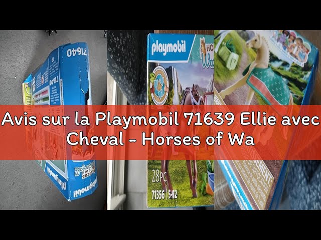 Vídeo relacionado con PLAYMOBIL Horses of Waterfall 71639 Ellie con Caballo, Incluyendo Accesorios para Crear Peinados para Caballos y Dos Pulseras de Silicona, Juguetes sostenibles para niños y niñas a Partir de 5 años