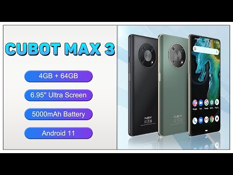 CUBOT MAX 3 SMARTPHONE 6.95" ULTRA LARGE FULL SCREEN 48MP TRIPLE CAMERA