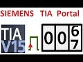 SIMATIC Counter S7 1500 S7 300 S7 400 S7 1200 SIEMENS TIA Portal