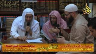 مناقشة الأبحاث والأحاديث بمكتبة مسجد أهل السنة بمنية سمنود 05 04 2017 4