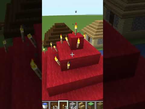I build Small Village in Minecraft Creative mode 2023 Day 554 #shorts