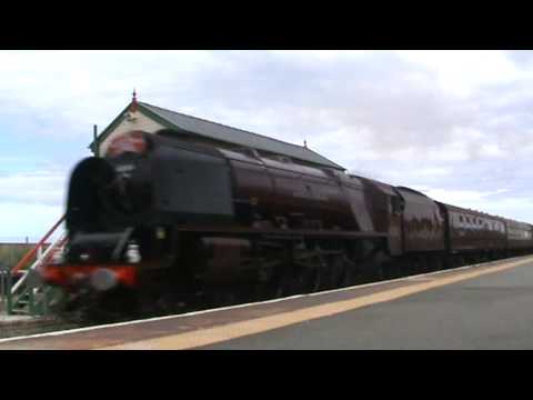 (HD) LMS 6233 "Duchess of Sutherland" - "The North Wales Coast Express" @ Abergele & Pensarn!