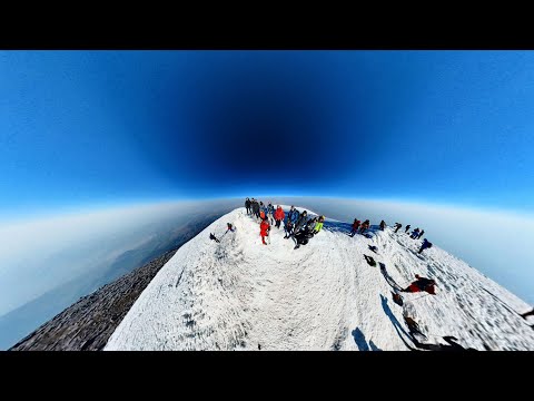 Mt Ararat (Ağrı Dağı) the top of the highest mountain in Turkey