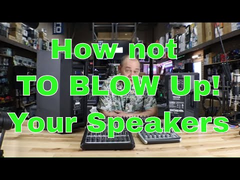 How to Set up a power Speaker for DJ and live band - Tips On How NOT to Blow-up your Speakers