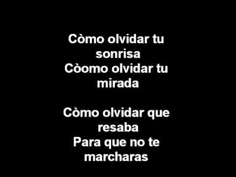 Nunca te olvidaré - Enrique Iglesias Letras