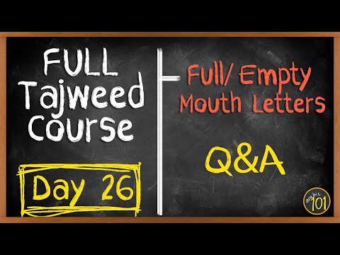 The BEST 30-day Program for Tajweed - DAY 26 | Arabic101